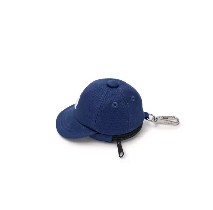 MLB Korea Basic Ball Cap Pouch Keyring Los Angeles Dodgers Indigo 3APOB015N