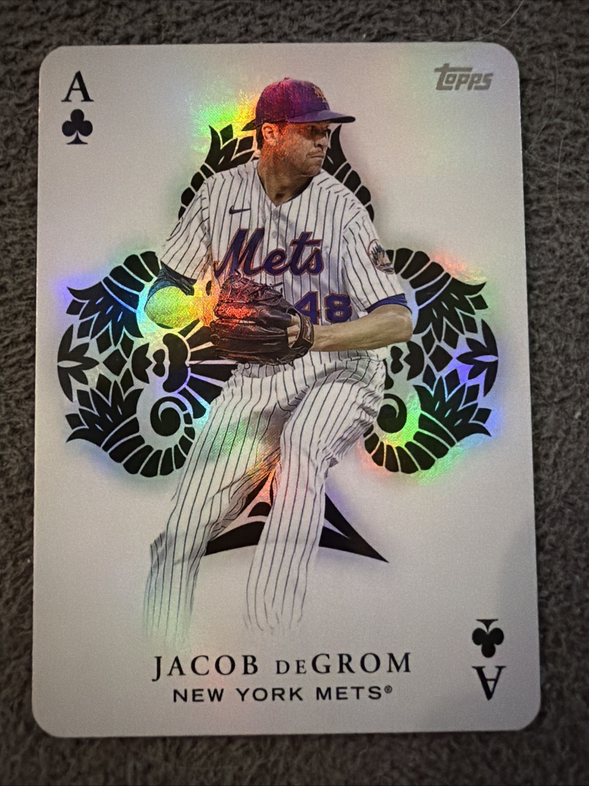 2023 Topps Series 1 All Aces Insert #AA-8 Jacob deGrom – New York Mets