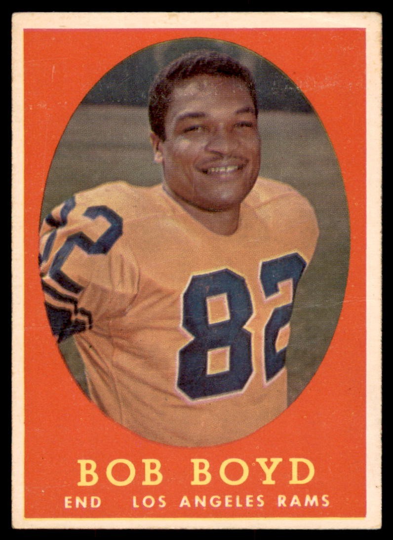 1958 Topps #21 BOB BOYD Los Angeles Rams VGEX