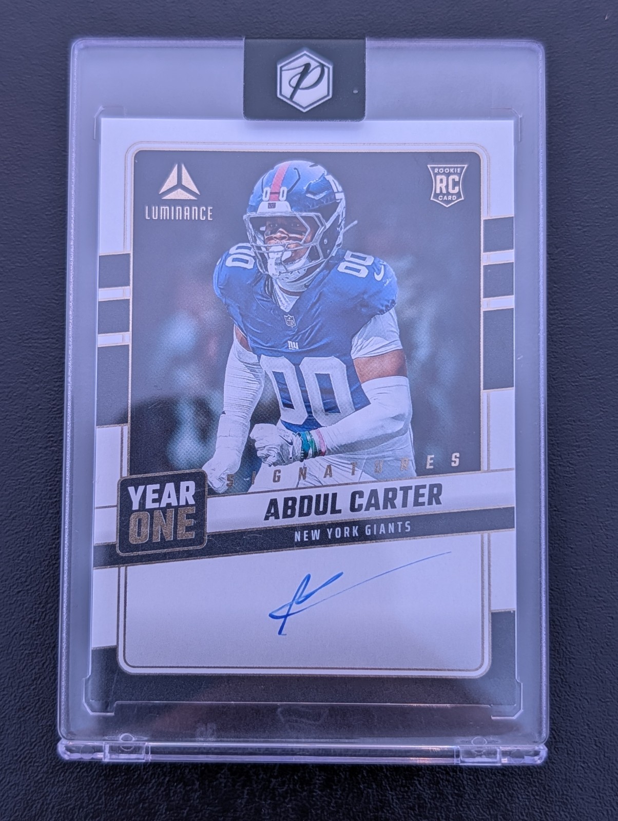 2025 Panini Luminance – Year One Signatures Rps Abdul Carter #YOS-ACR (AU, RC)