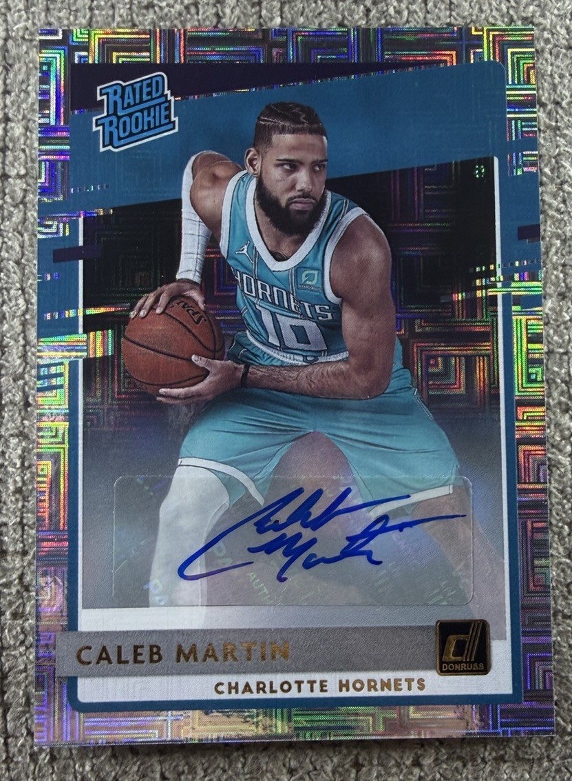 2020-21 Panini Donruss – Rated Rookies Caleb Martin #212 Choice Signatures Auto