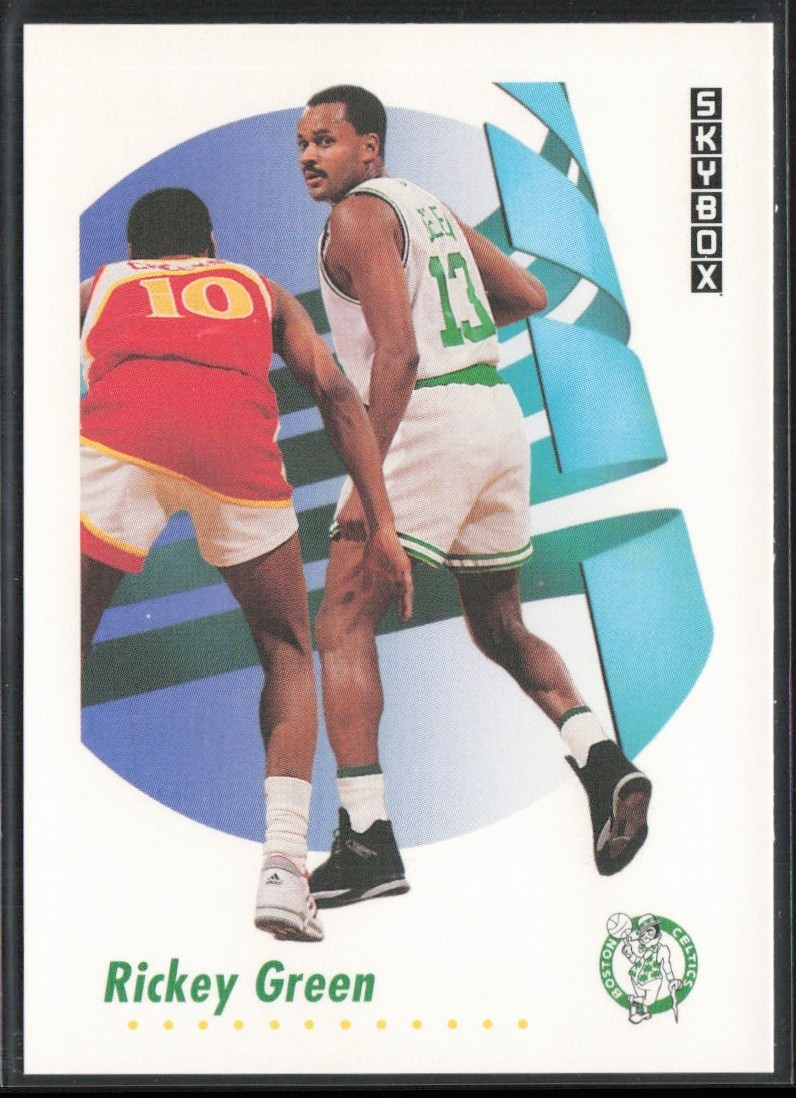 1991-92 SkyBox Rickey Green Boston Celtics #619
