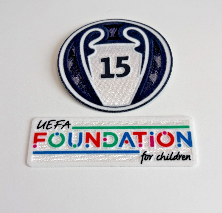 UEFA Champions League Champions patch set- Real Madrid – 2024-25 season Mbappe