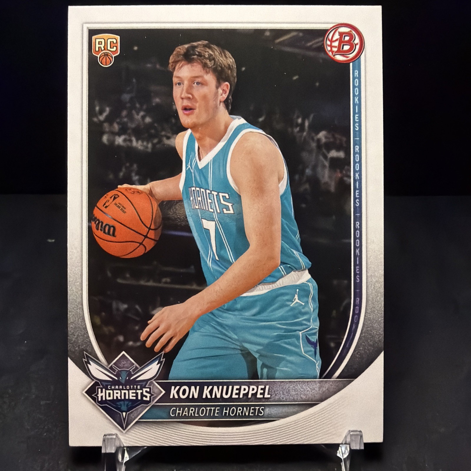 2025-26 Bowman Basketball – Kon Knueppel – RC #4 Charlotte Hornets