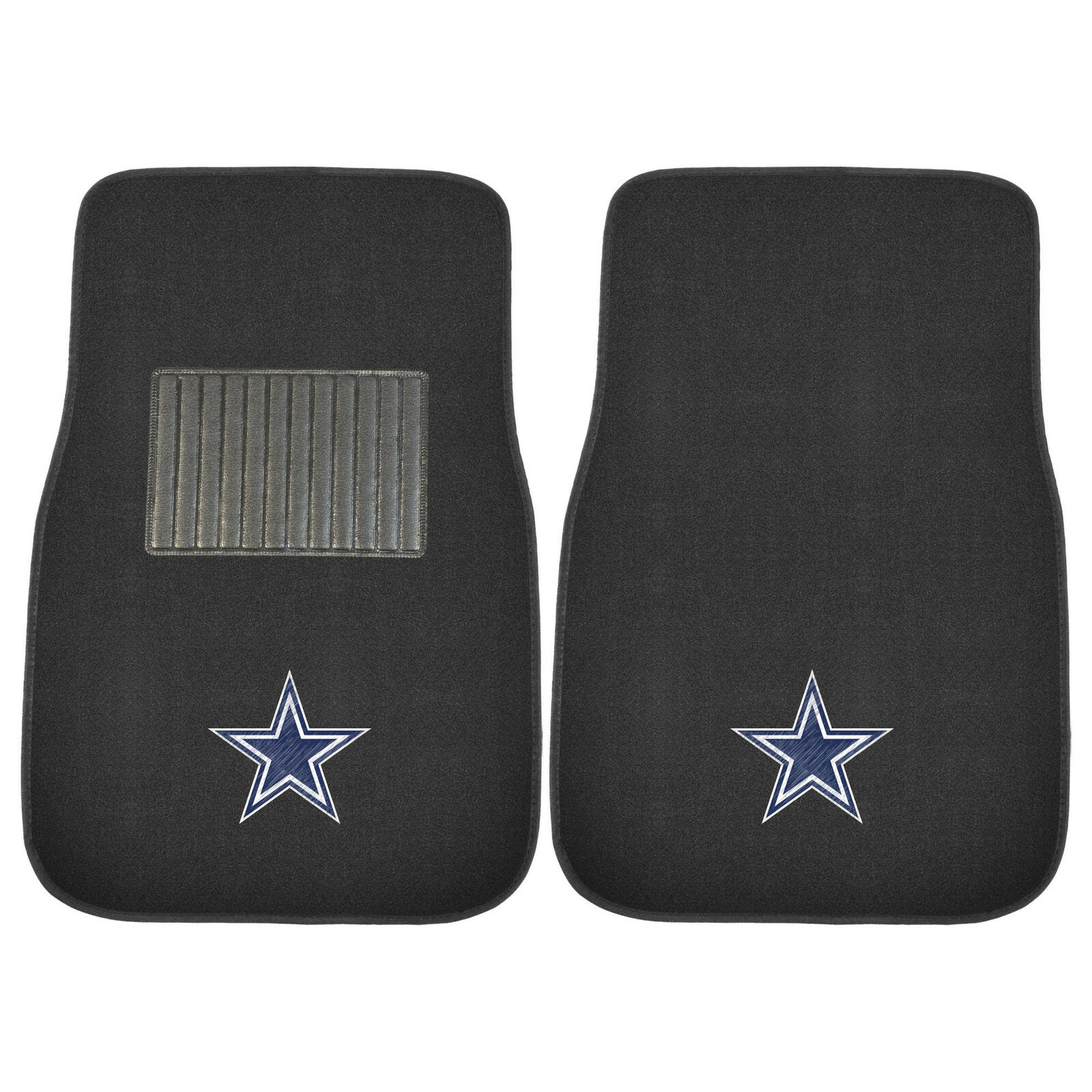 4PC NFL Dallas Cowboys Car Truck Black All Weather Carpet Floor Mats Set
