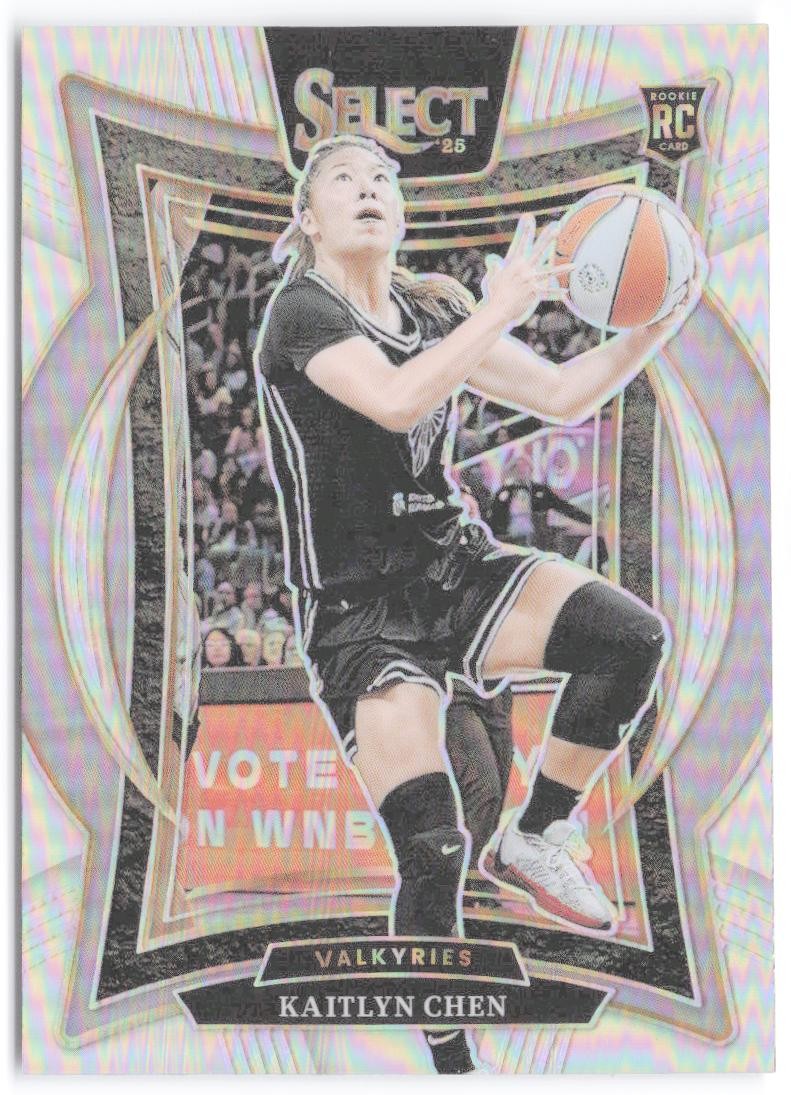 Kaitlyn Chen 2025 Panini Select WNBA Silver Prizms #74 Rookie