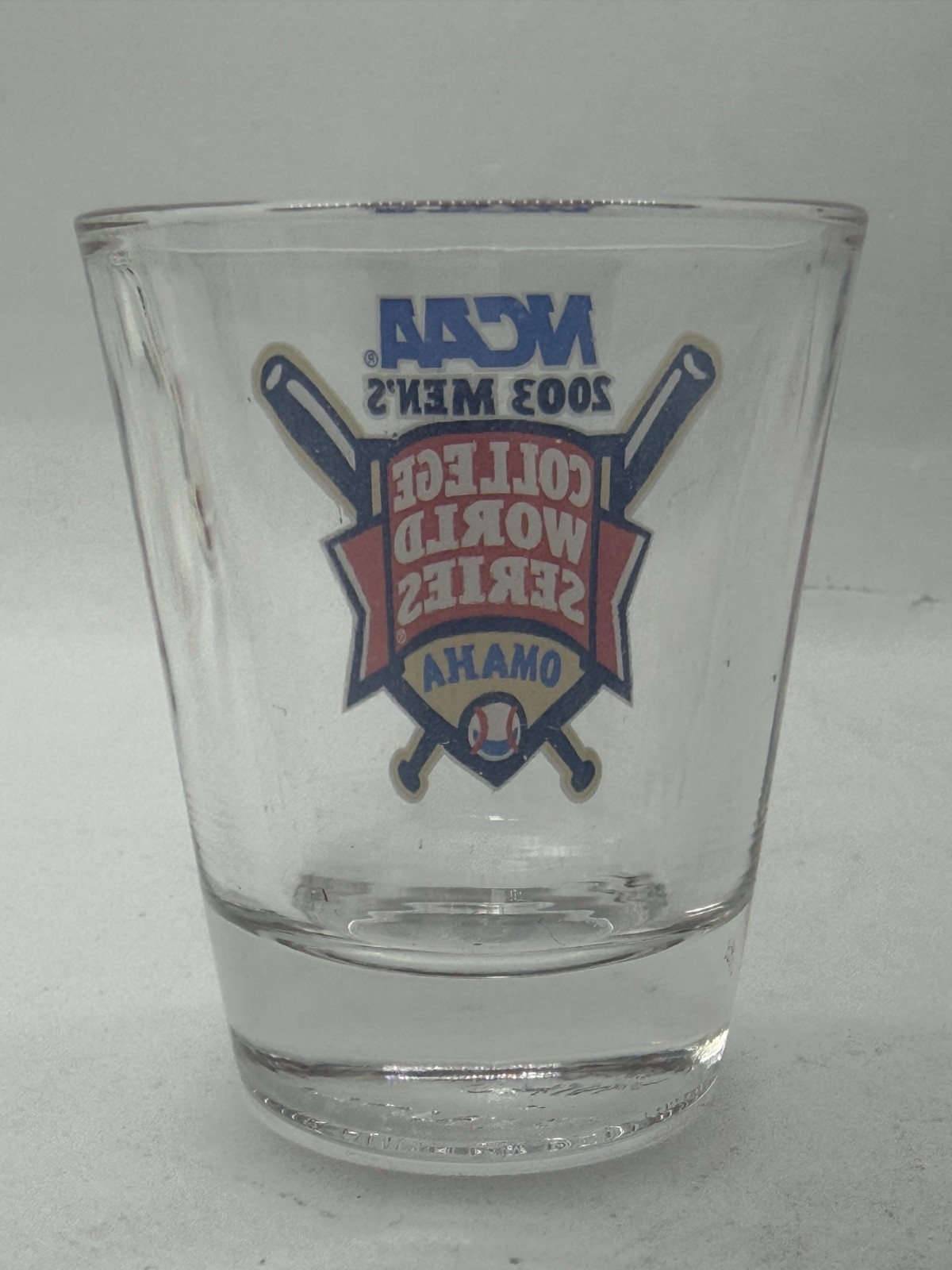 NCAA 2003 Men’s College World Series Shot Glass – Rice University Owls Campions