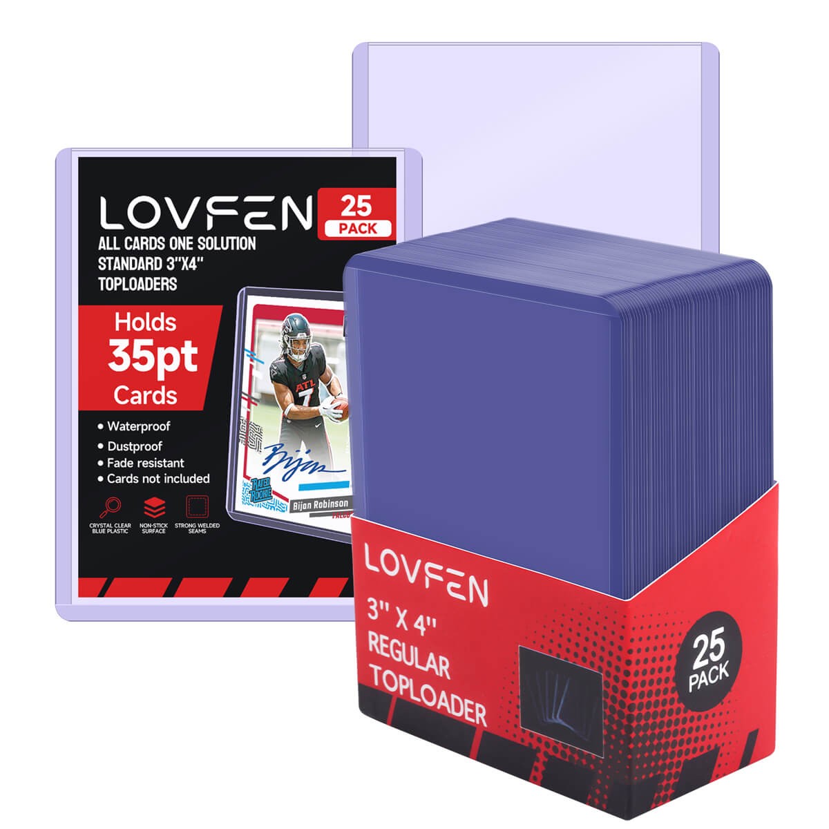 Graded Card Case Box, Toploader, Semi-Rigid Card Holders For 35pt Trading Cards