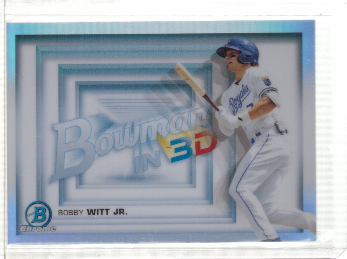 2022 Bowman #B3D-14 Bobby Witt Jr. Bowman in 3D