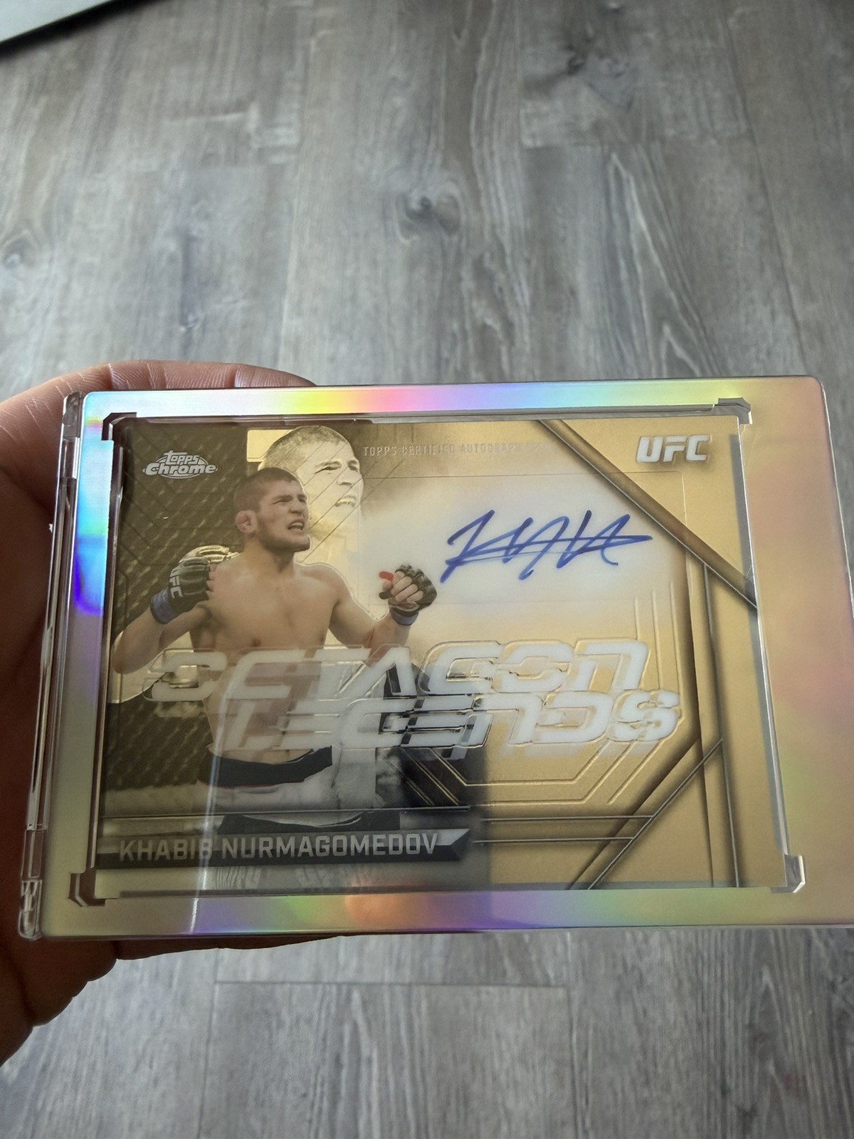 2026 Topps Chrome UFC Octagon Legends Khabib Nurmagomedov Auto GOAT 🐐