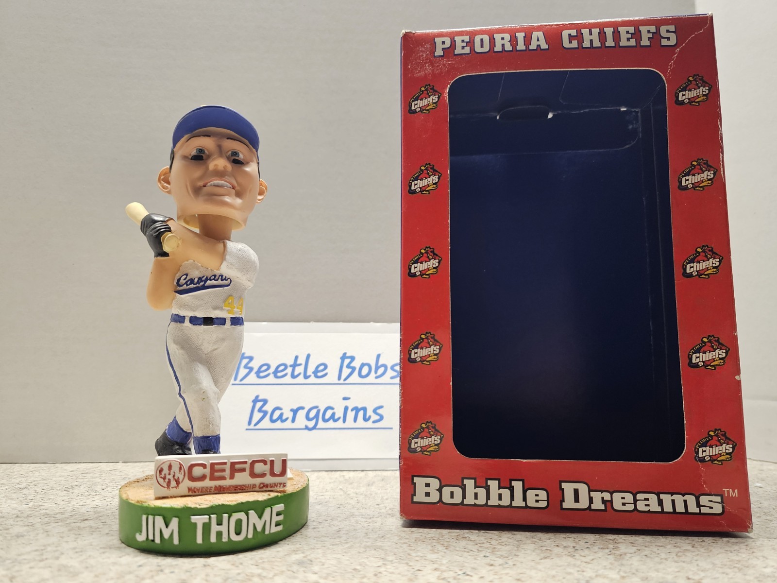 Jim Thome Peoria Chiefs MiLB Indians MLB 2003 SGA Bobblehead NIB