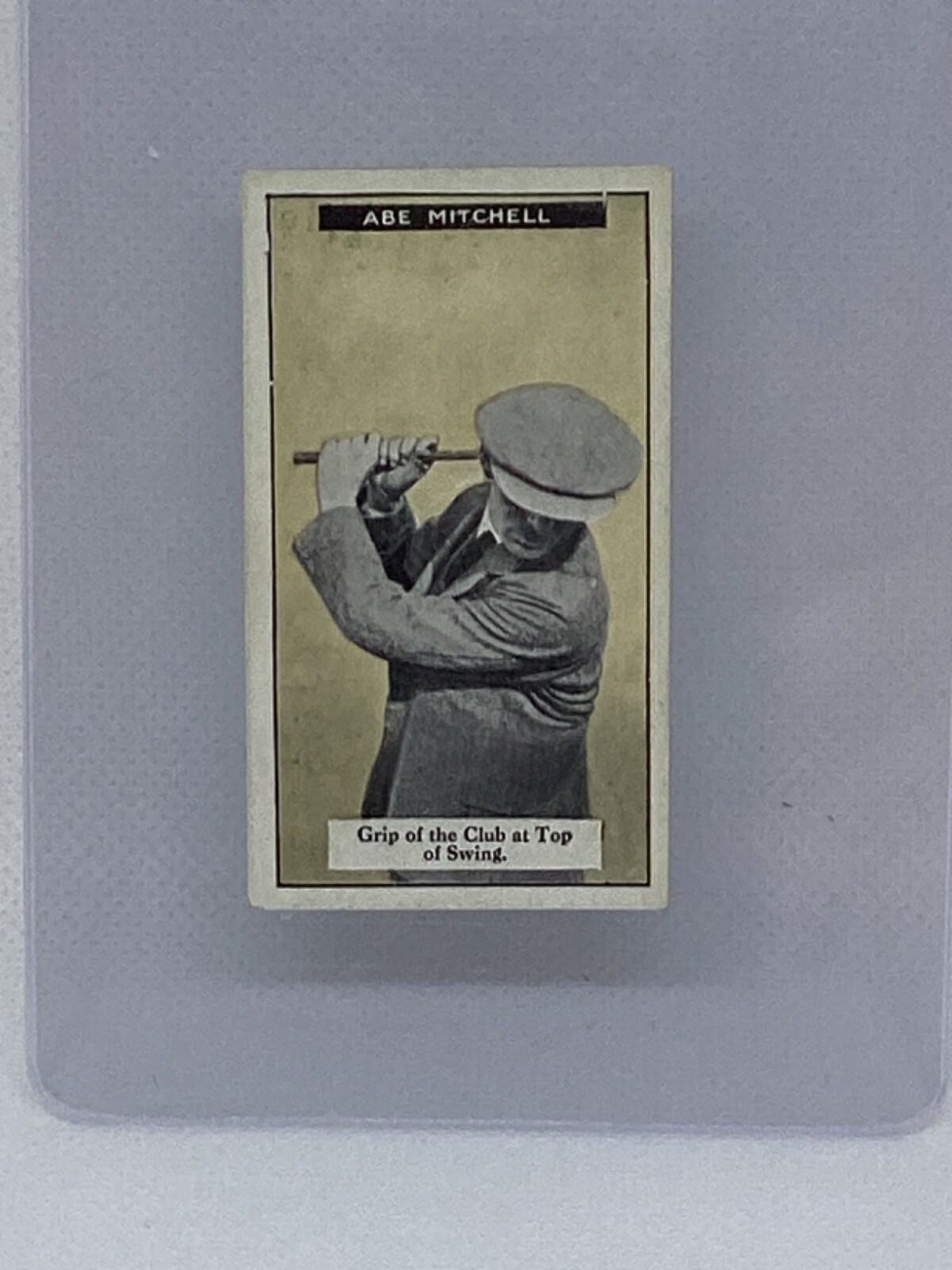 1925 Imperial Tobacco How To Play Golf #26 Abe Mitchell (SET BREAK) (B)
