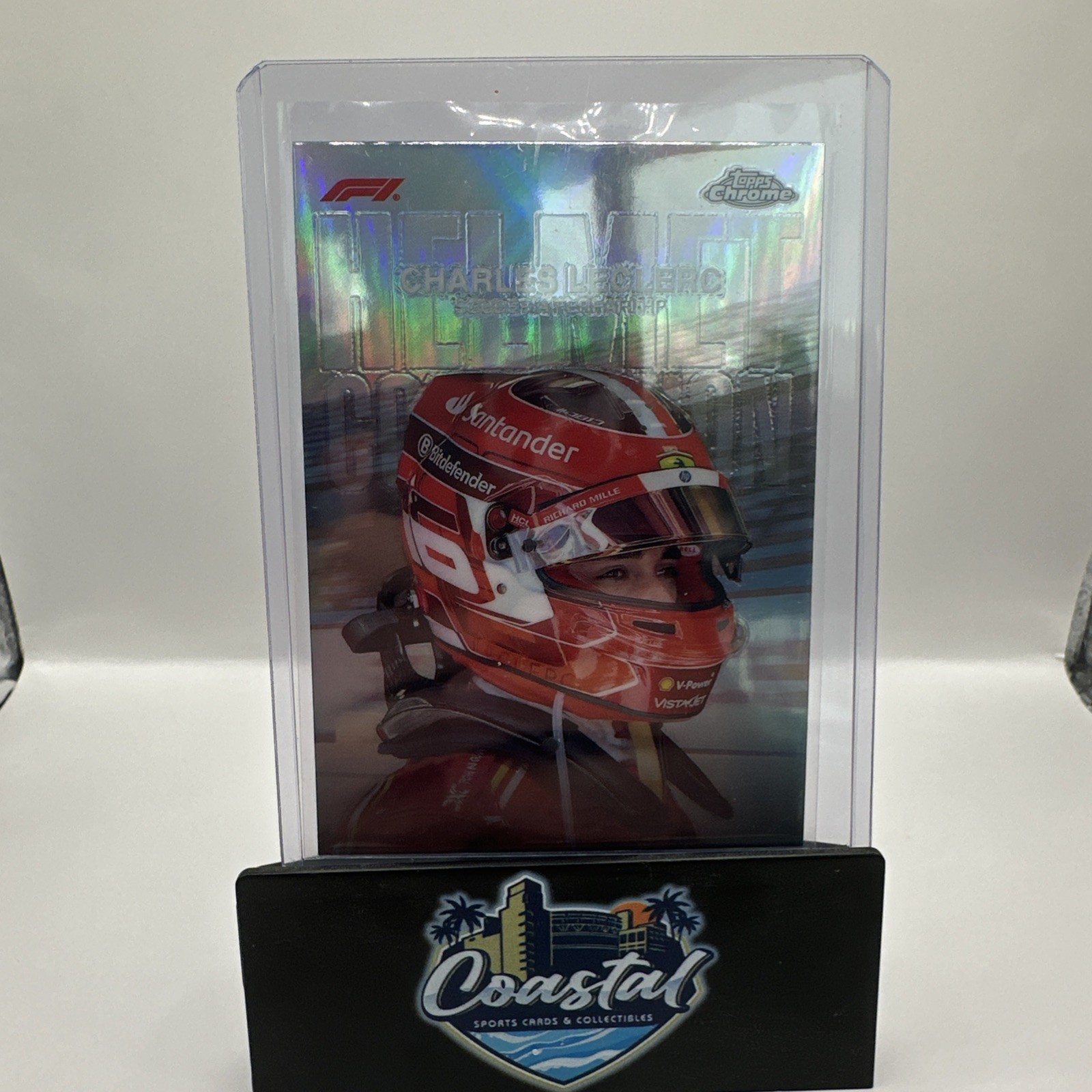 2024 Topps Chrome F1 Charles Leclerc Helmet Collection