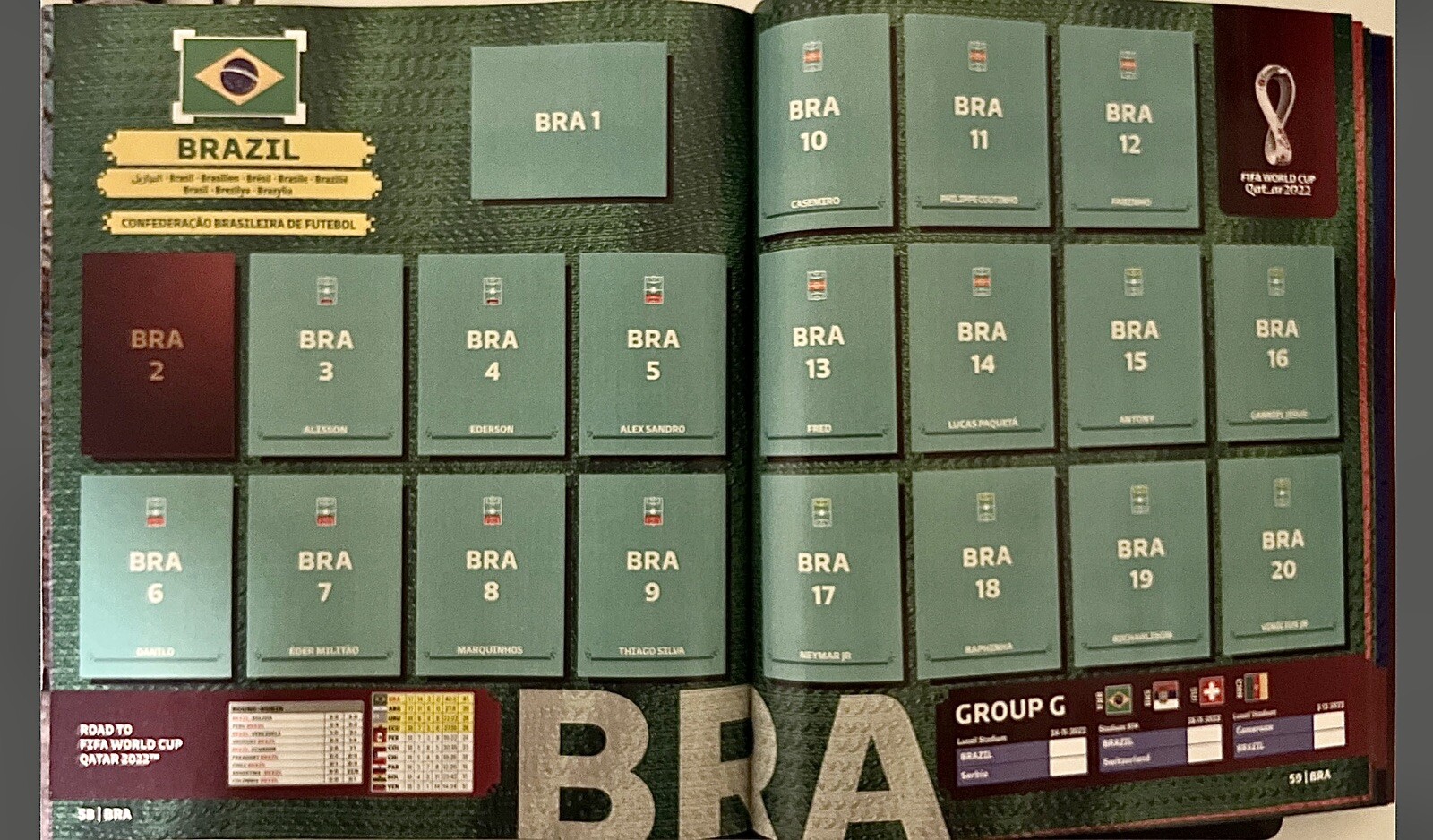 FIFA WORLD CUP 2022, SAME DAY SHIPPING “OFFICIAL COLLECTION SOFT COVER ALBUM”