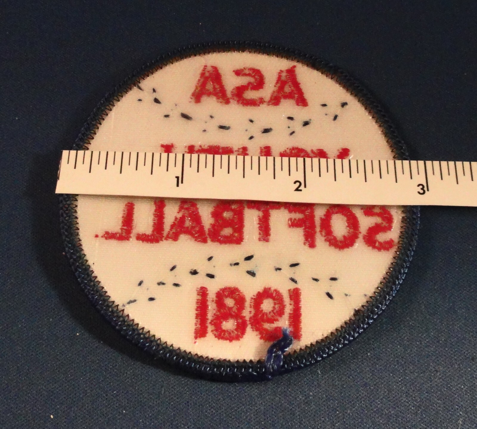 Vintage Collector Patch: ASA YOUTH SOFTBALL 1981