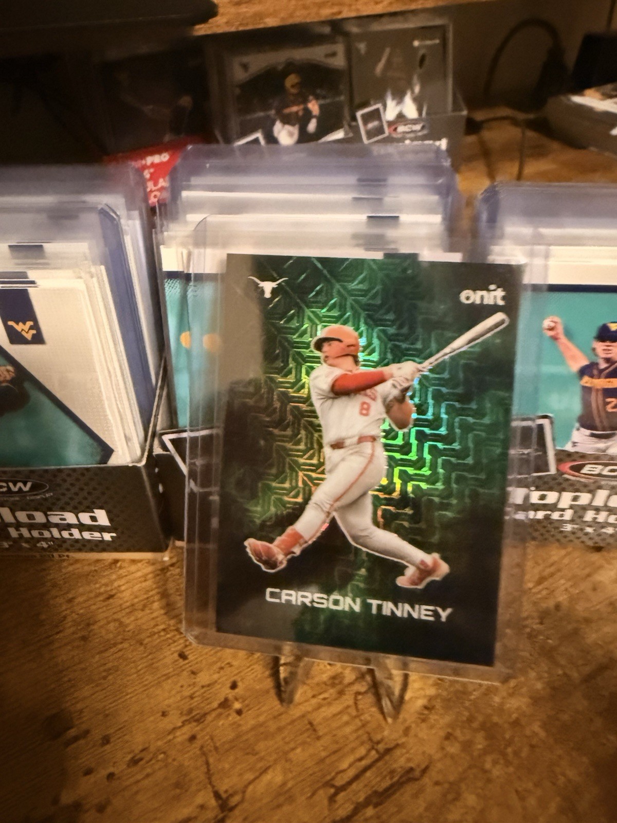 2026 Texas Longhorns Onit Baseball Carson Tinney Gravity Green Mojo. Rare. 🔥⚾️