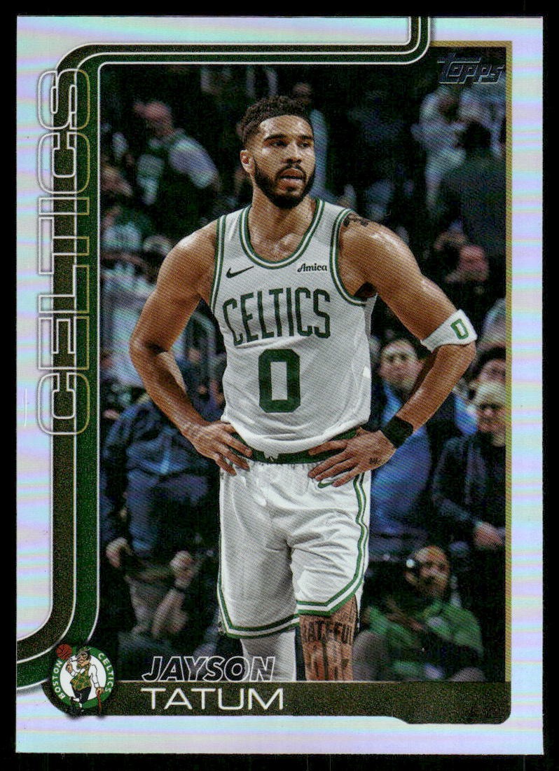 2025-26 Topps #1 Jayson Tatum Rainbow Foilboard