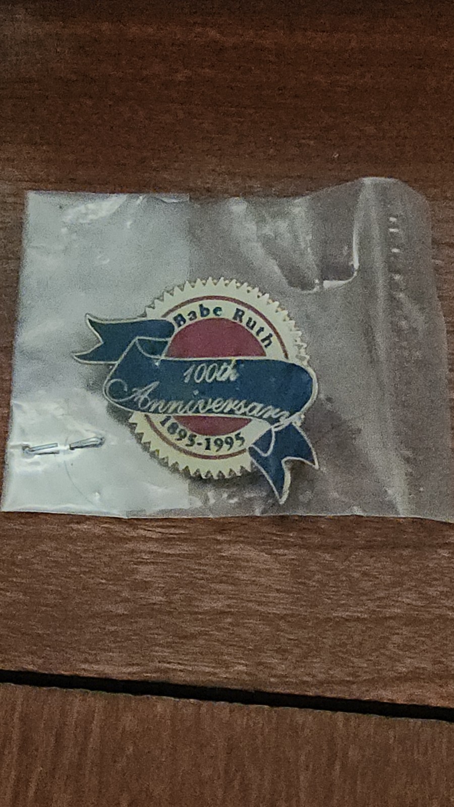 1995 Babe Ruth League Baseball 100th Anniversary Lapel Pin NEW IN PACKAGE