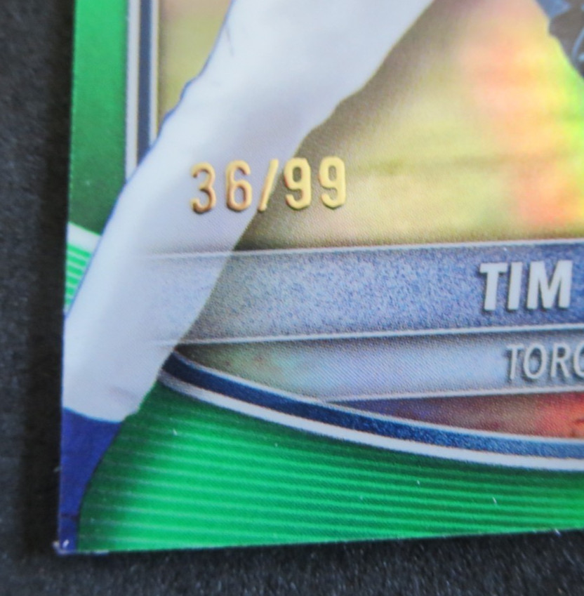 2025 BOWMAN DRAFT 1ST CHROME GREEN /99 TIM PIASENTIN #BDC-73 PT