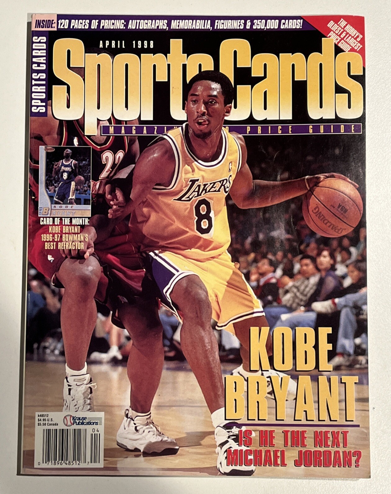1998 Sports Cards & Price Guide Magazine #151 KOBE BRYANT