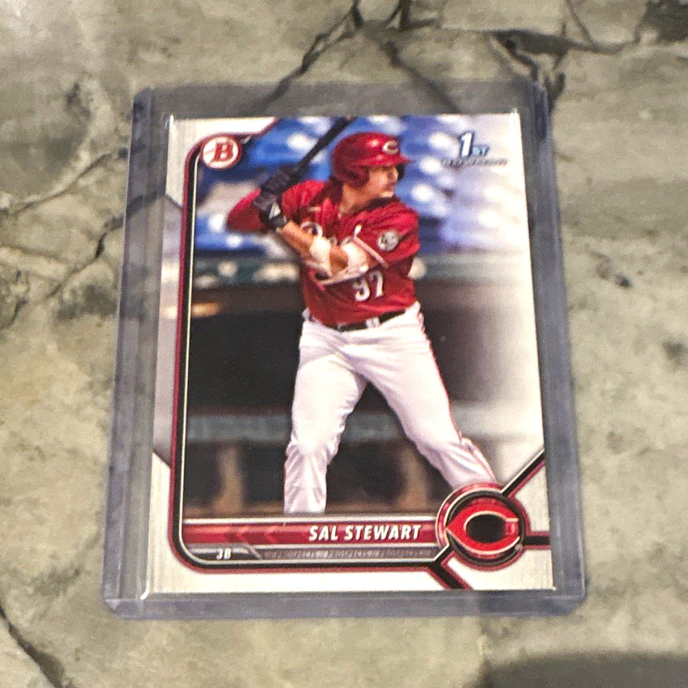 2022 Bowman Draft Sal Stewart BD-122 1st Bowman Cincinnati Reds Roy candidate