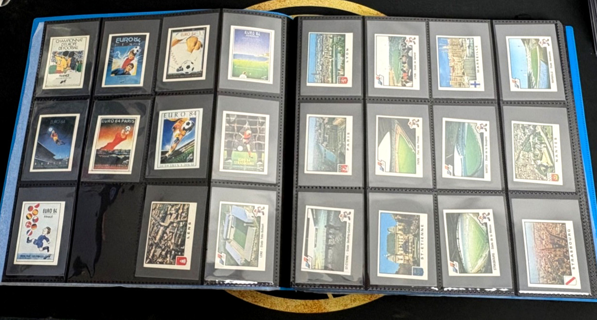 1984 Panini EURO 84 France Complete Loose Non-stuck Sticker Collection + Packet