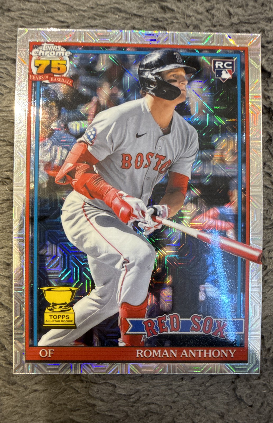 2026 Topps Series 1 1991 Topps Chrome Silver Pack Mojo Roman Anthony #91C-60