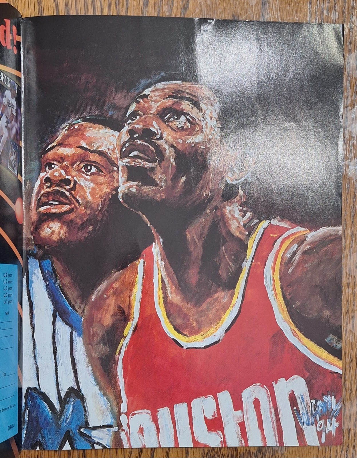 Beckett May 1994 Issue #46 Hardaway, Olajuwon, Rider Basketball Card Monthly