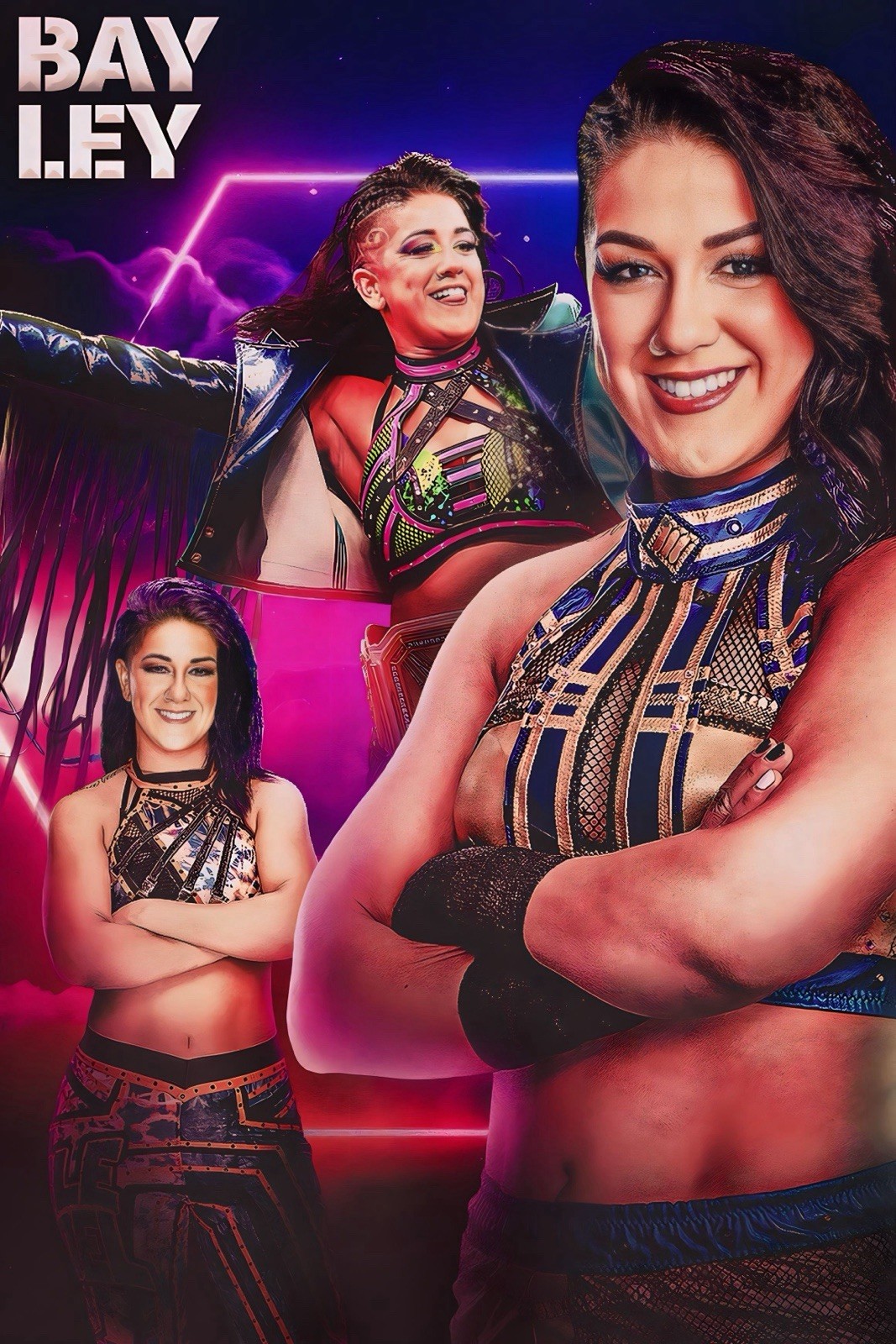 WWE GIANT 24”x36” POSTER – BAYLEY