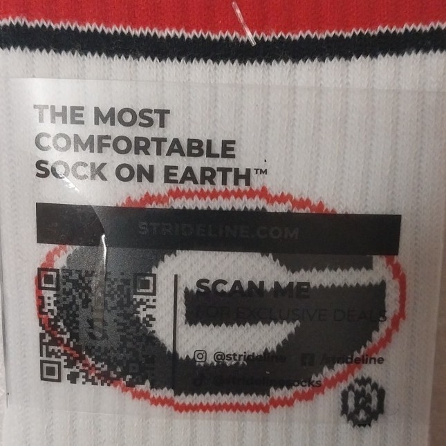 Strideline Georgia Bulldogs Red White Black Socks Size M/L NCAA 2 Pack