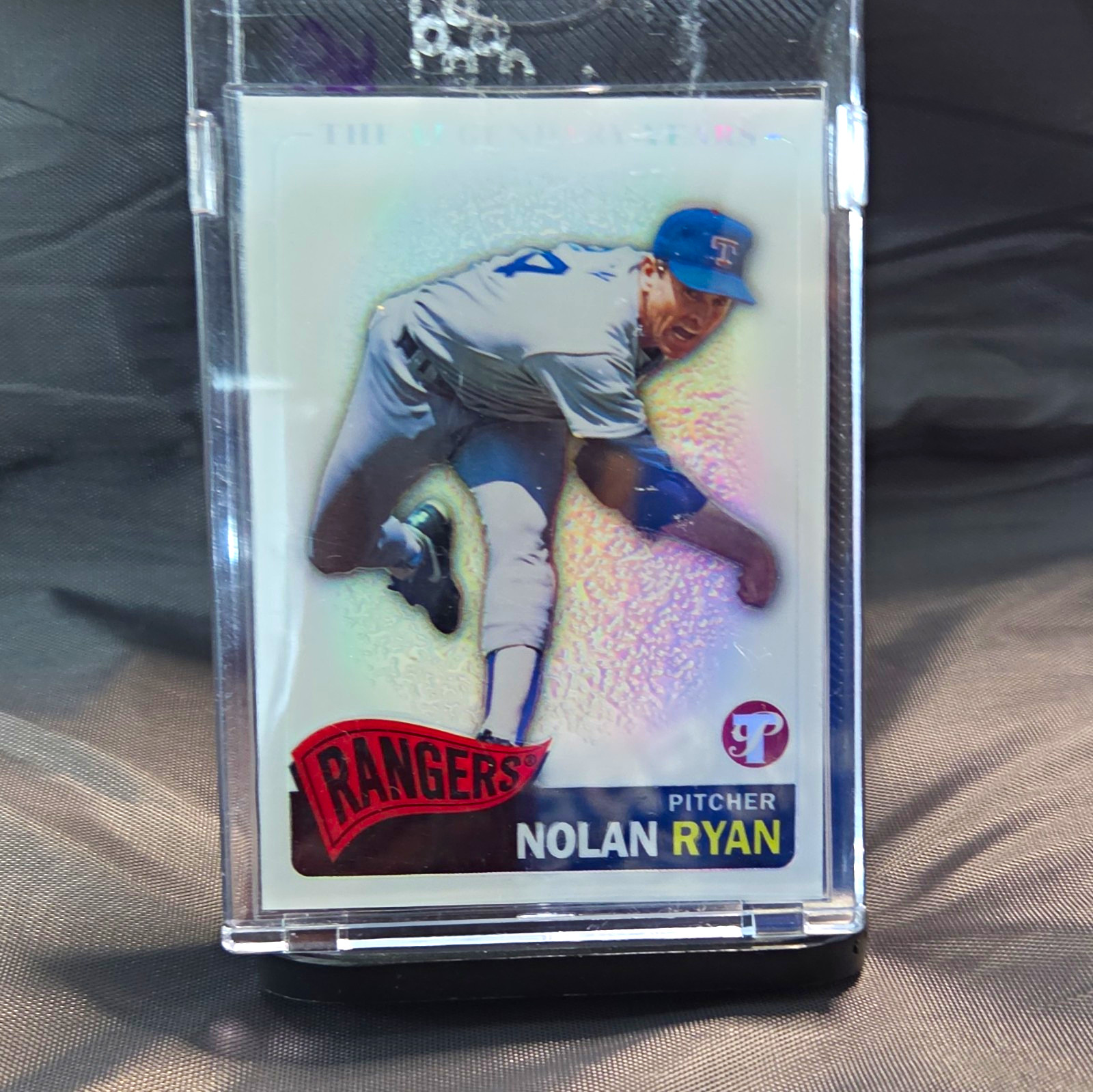 Topps 2005 Pristine Prominence Refractor Nolan Ryan #36 Texas Rangers 489/549