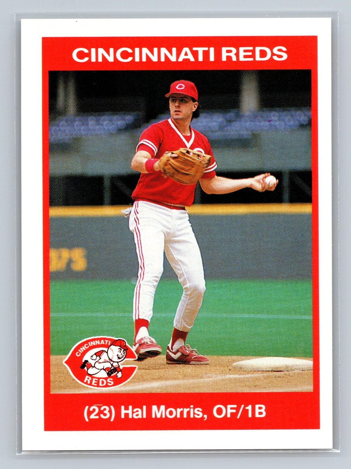 1990 Kahn’s Cincinnati Reds – Hal Morris