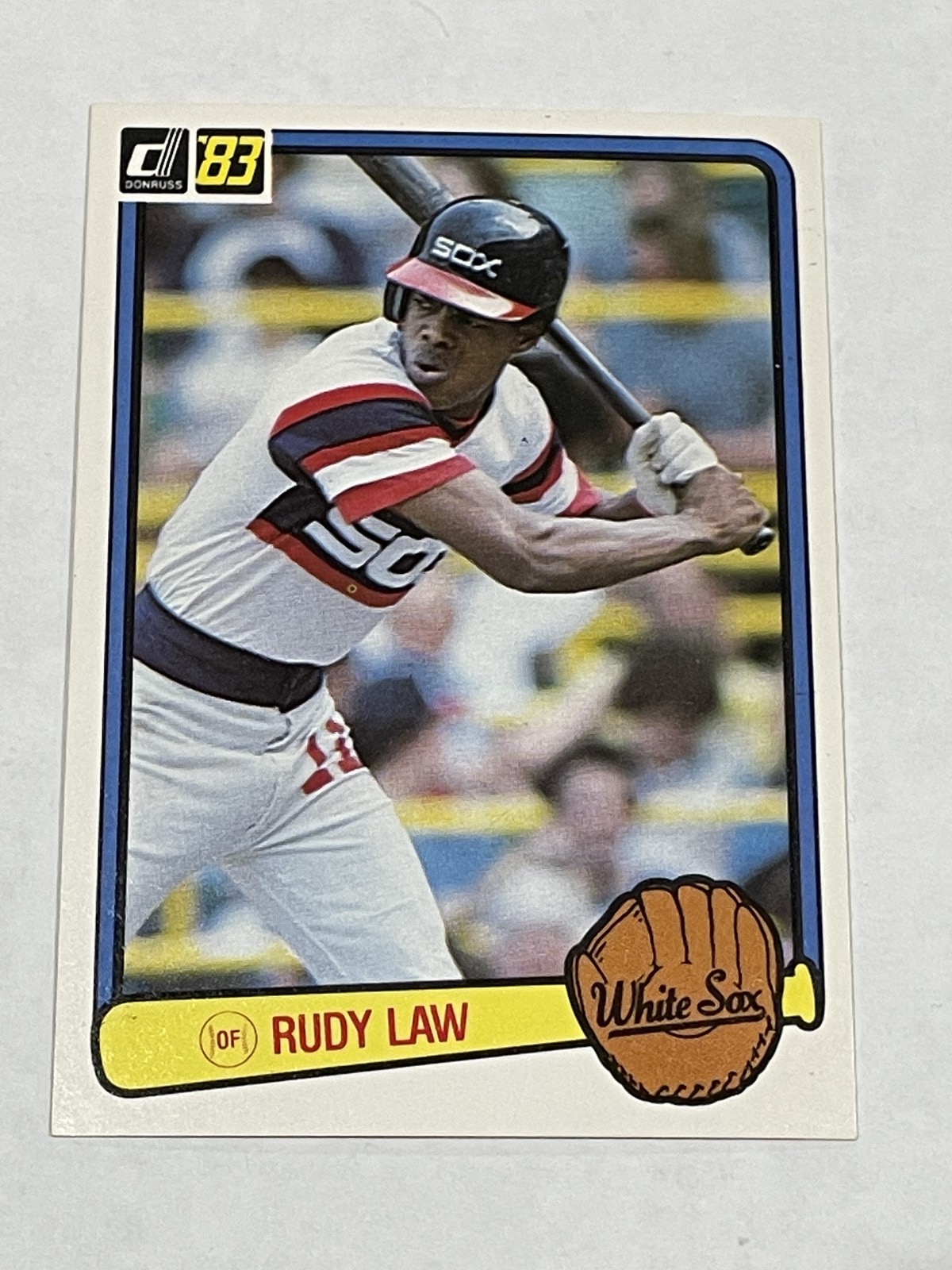 1983 Donruss Baseball #521 – Rudy Law – Chicago White Sox