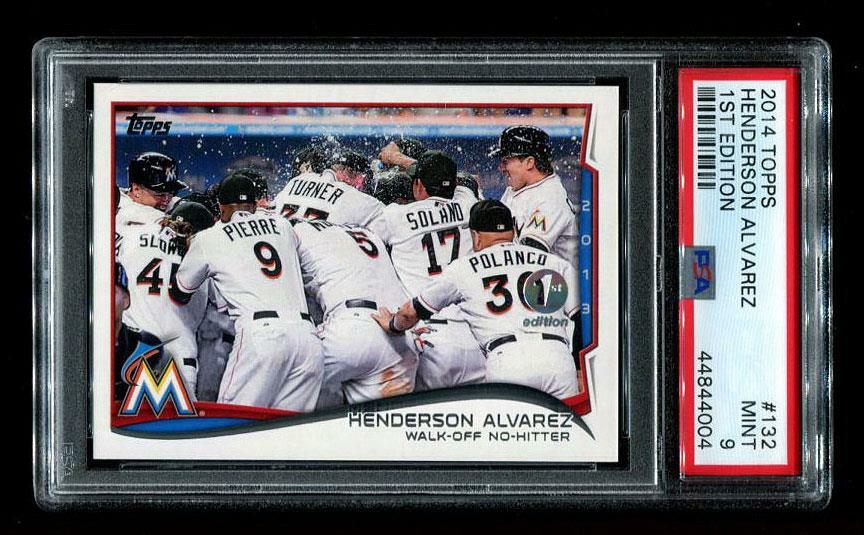 Juan Pierre 2014 Topps 1st Edition Checklist #132 PSA 9