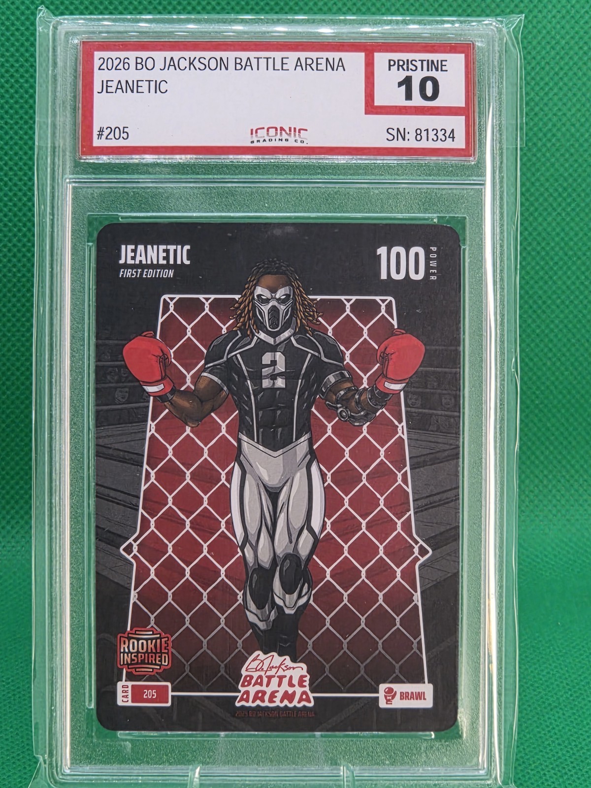 2026 Bo Jackson Battle Arena Jeanetic Rookie Inspired Brawl ICG 10