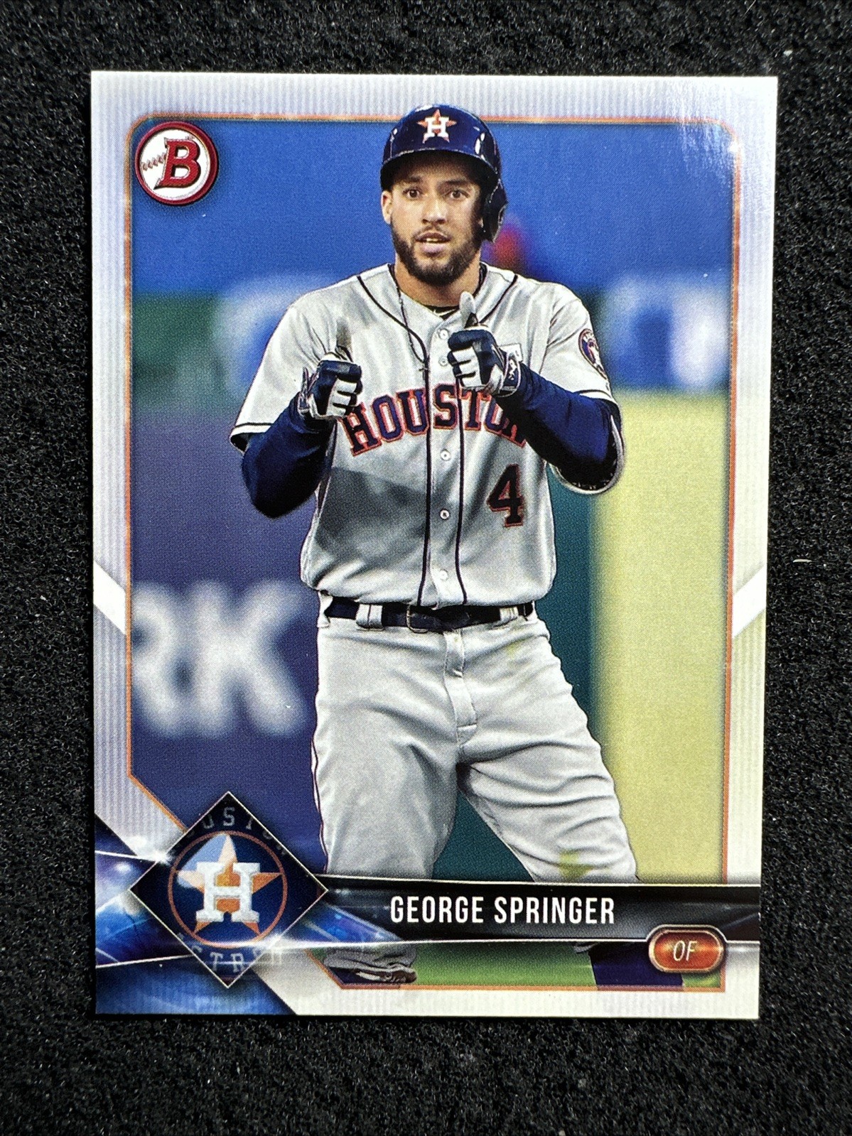 GEORGE SPRINGER #14 2018 Bowman Baseball QTY Houston Astros