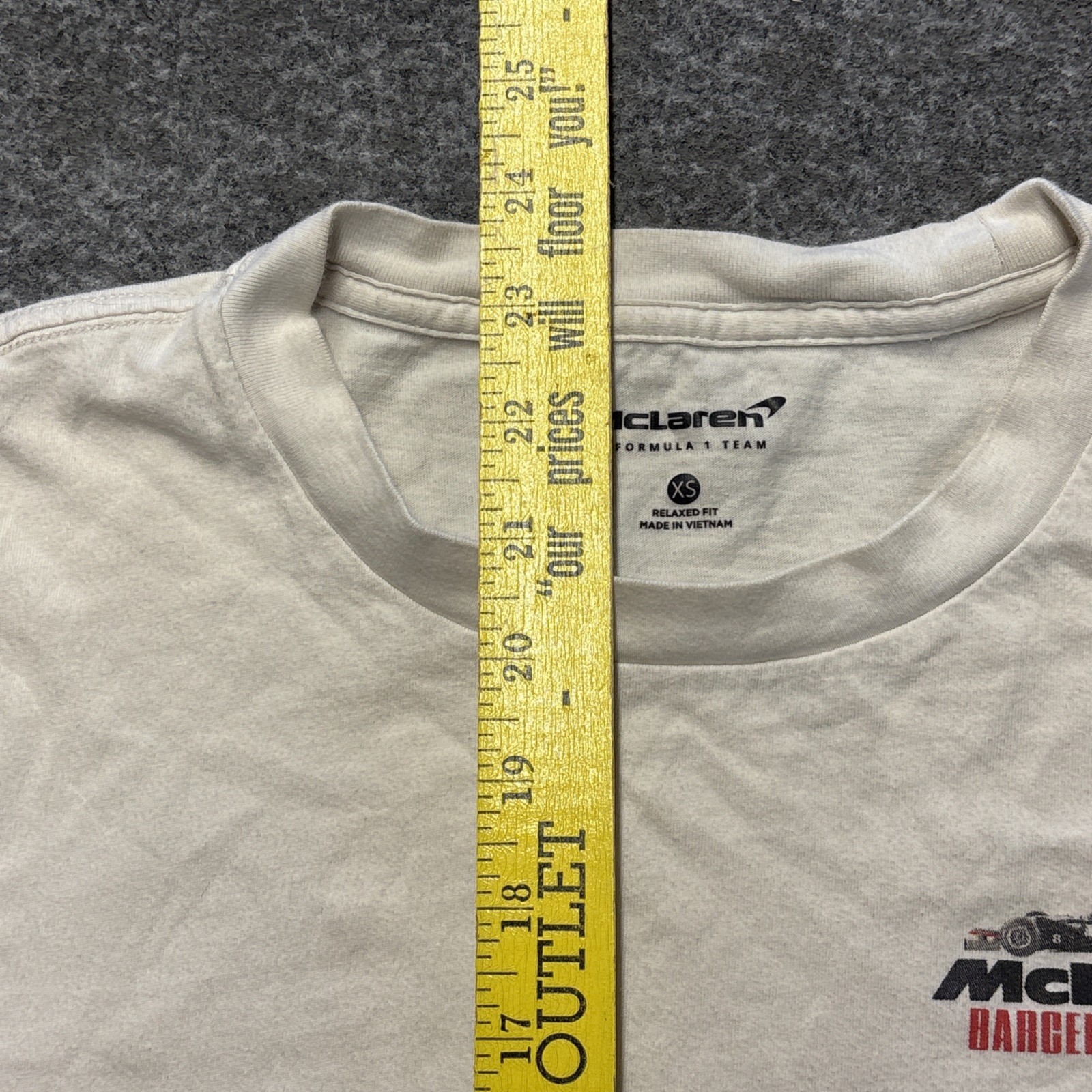 McLaren Formula 1 Team Fast Lane Graphic T-Shirt XS 1998 Barcelona
