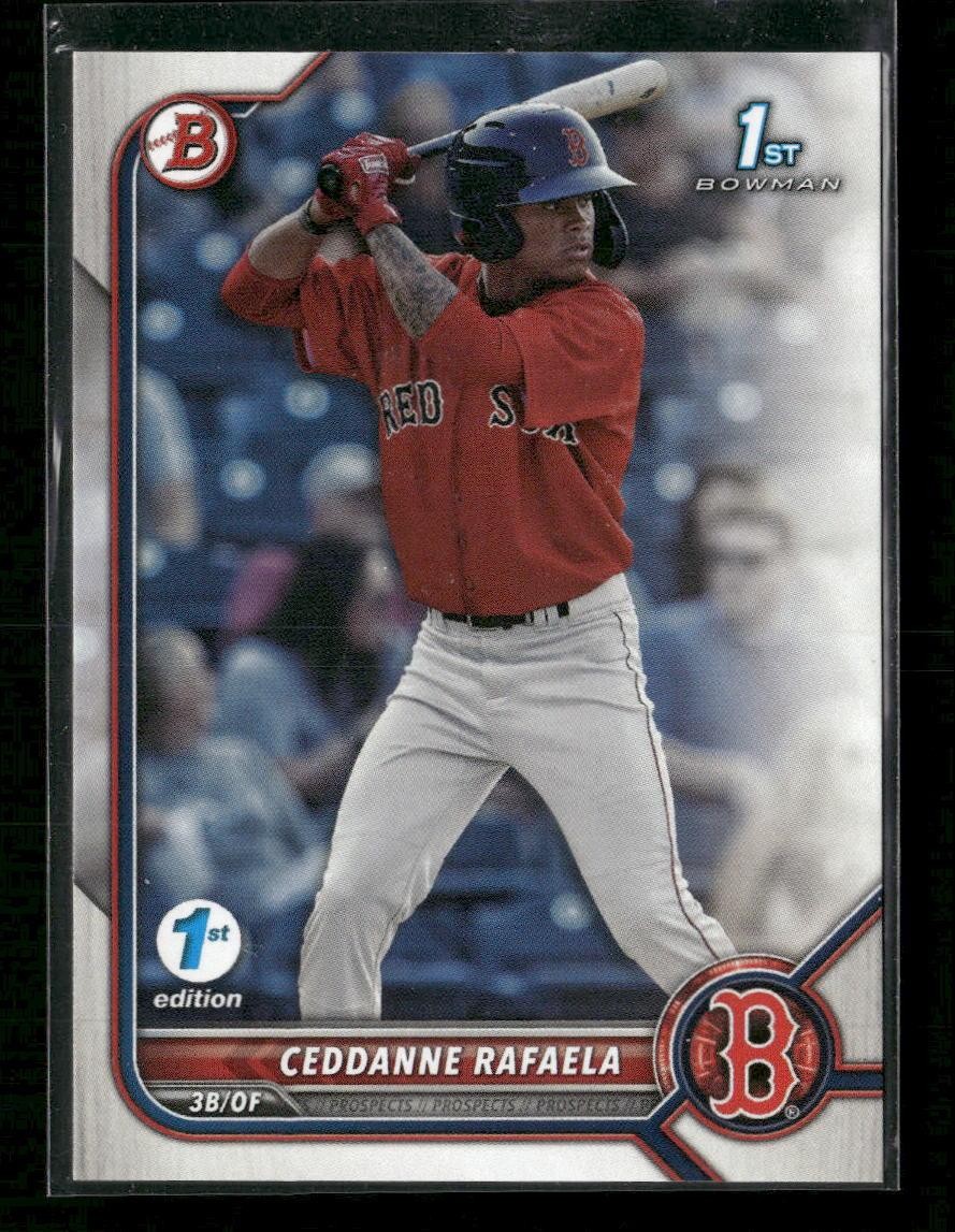 2022 Bowman 1st Edition #BPPF-61 Ceddanne Rafaela Boston Red Sox