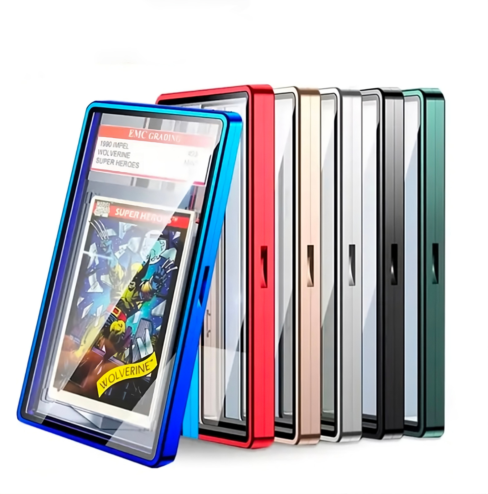 PSA & CGC Graded Card Protector – Aluminum Frame & Tempered Glass Display Case