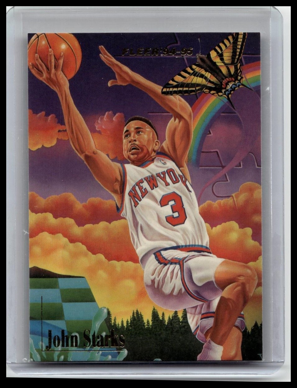 1994-95 Fleer – Pro Vision John Starks #2