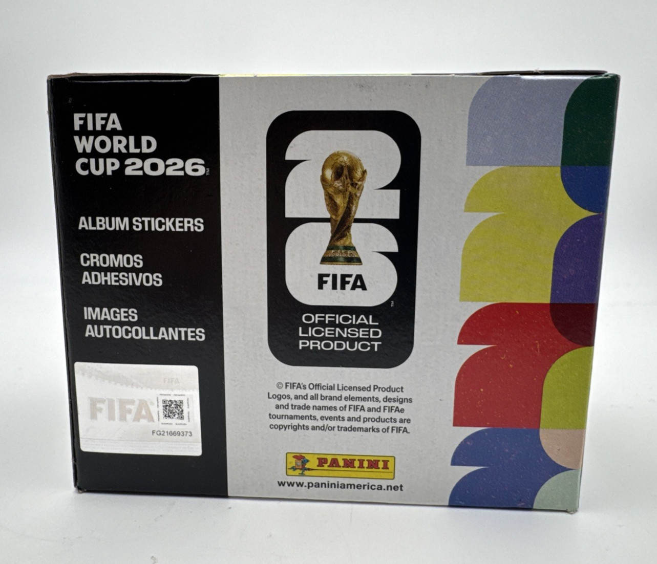 2026 Panini FIFA World Cup Sticker Box Factory Sealed 25 Packs U.S. Edition 2026