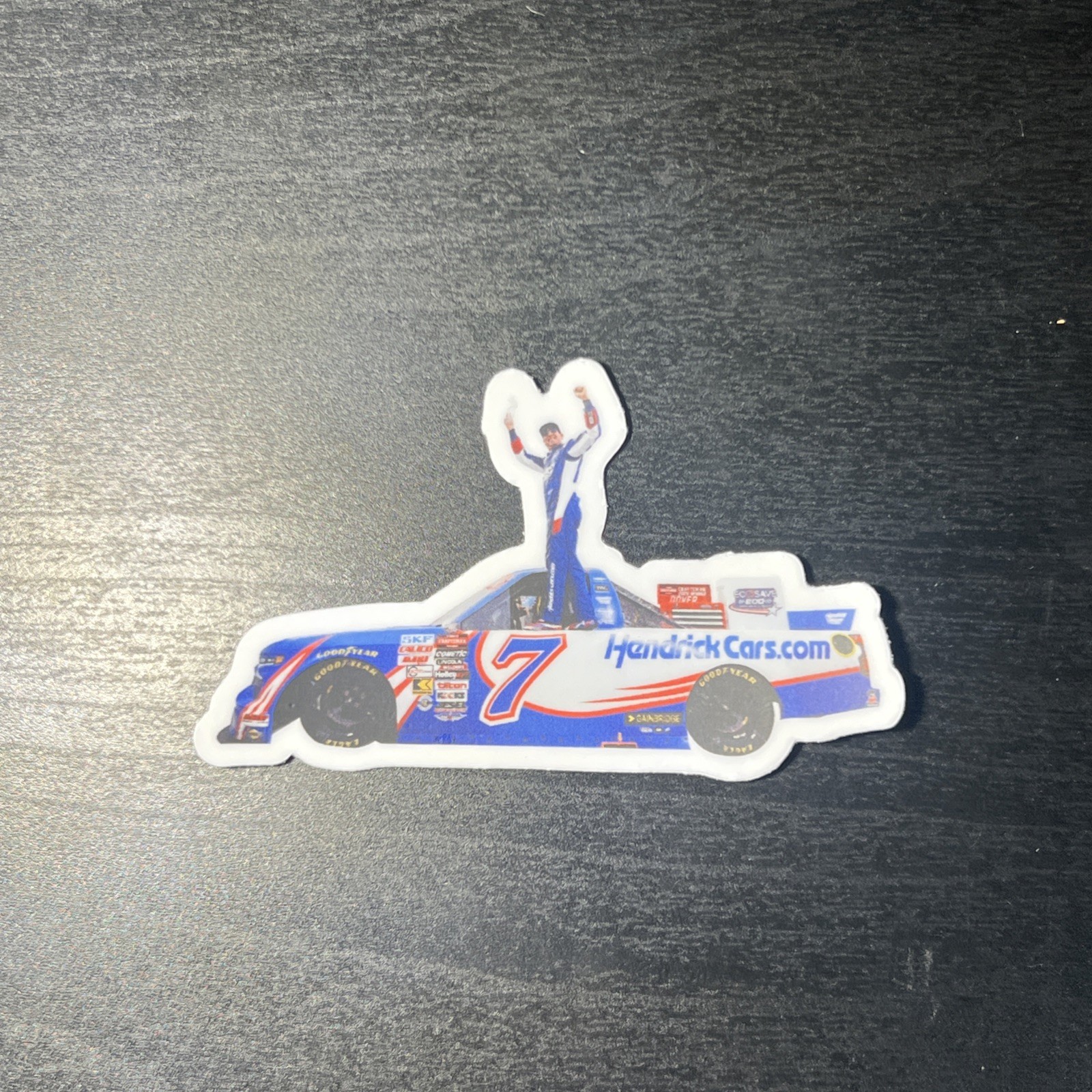 Kyle Busch 2026 Dover Last Win Victory Lane NASCAR Sticker 3 X 1.75 Inches Decal