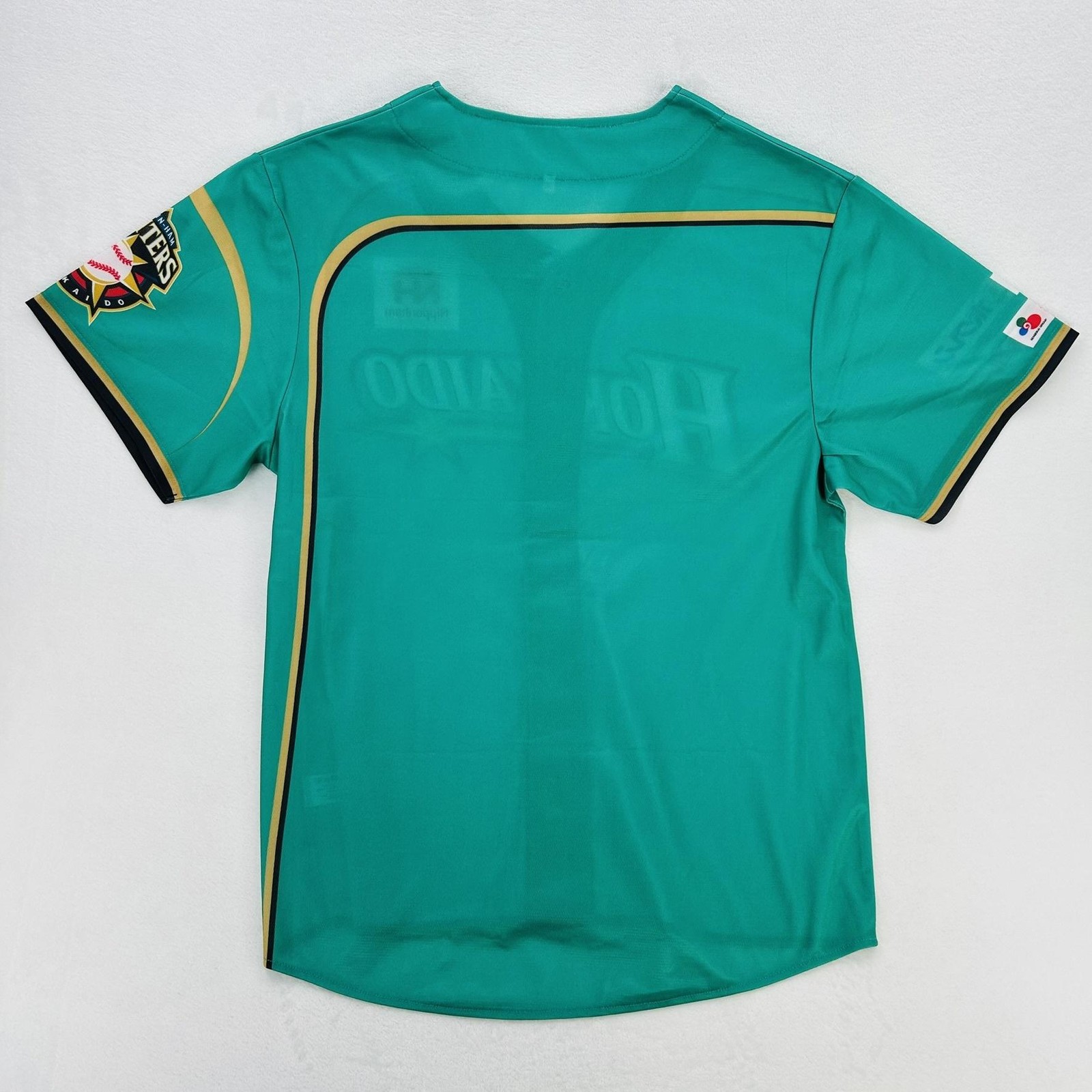 Hokkaido Nippon-Ham Fighters Jersey Mens Large Green Japan NPB Baseball Shirt