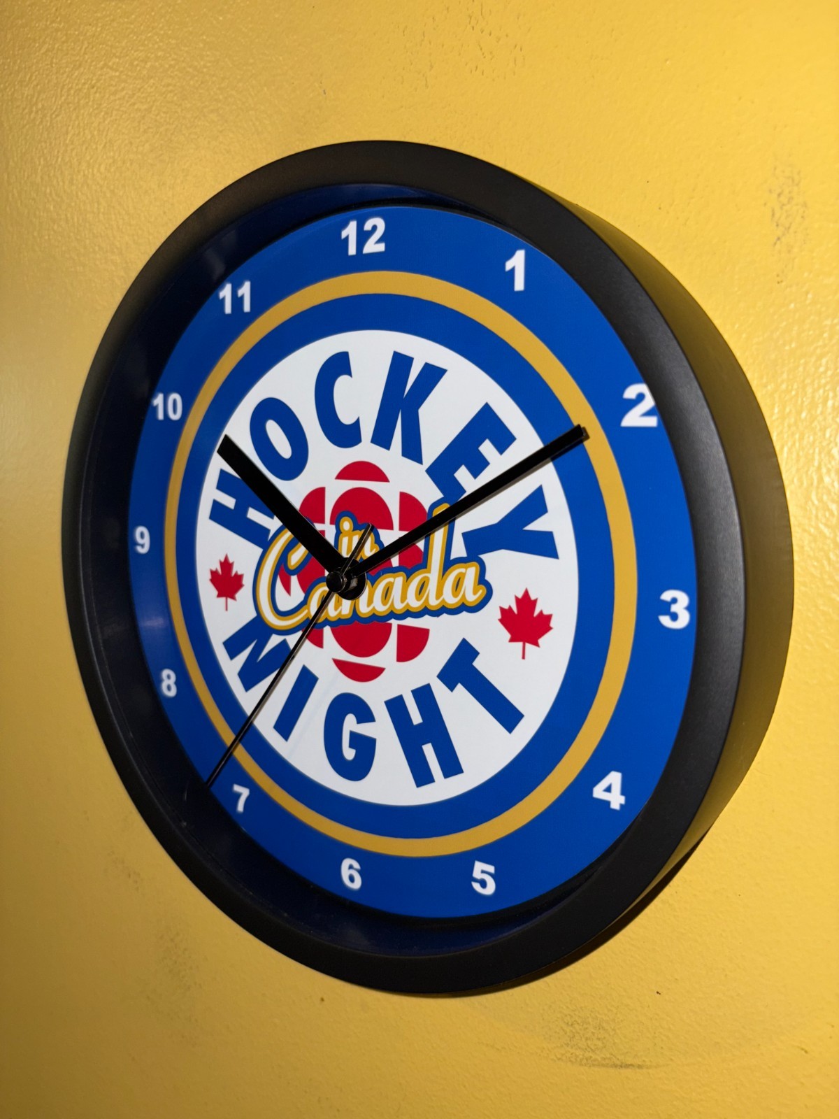 Hockey Night in Canada Bar Man Cave Advertising Clock Sign