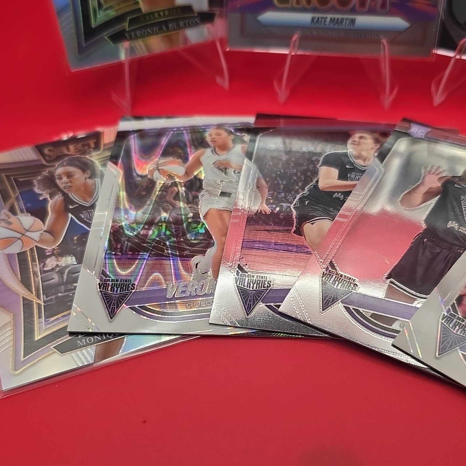 Panini Select/Prizm WNBA 2025 Golden State Valkyries 7-Card Groovy