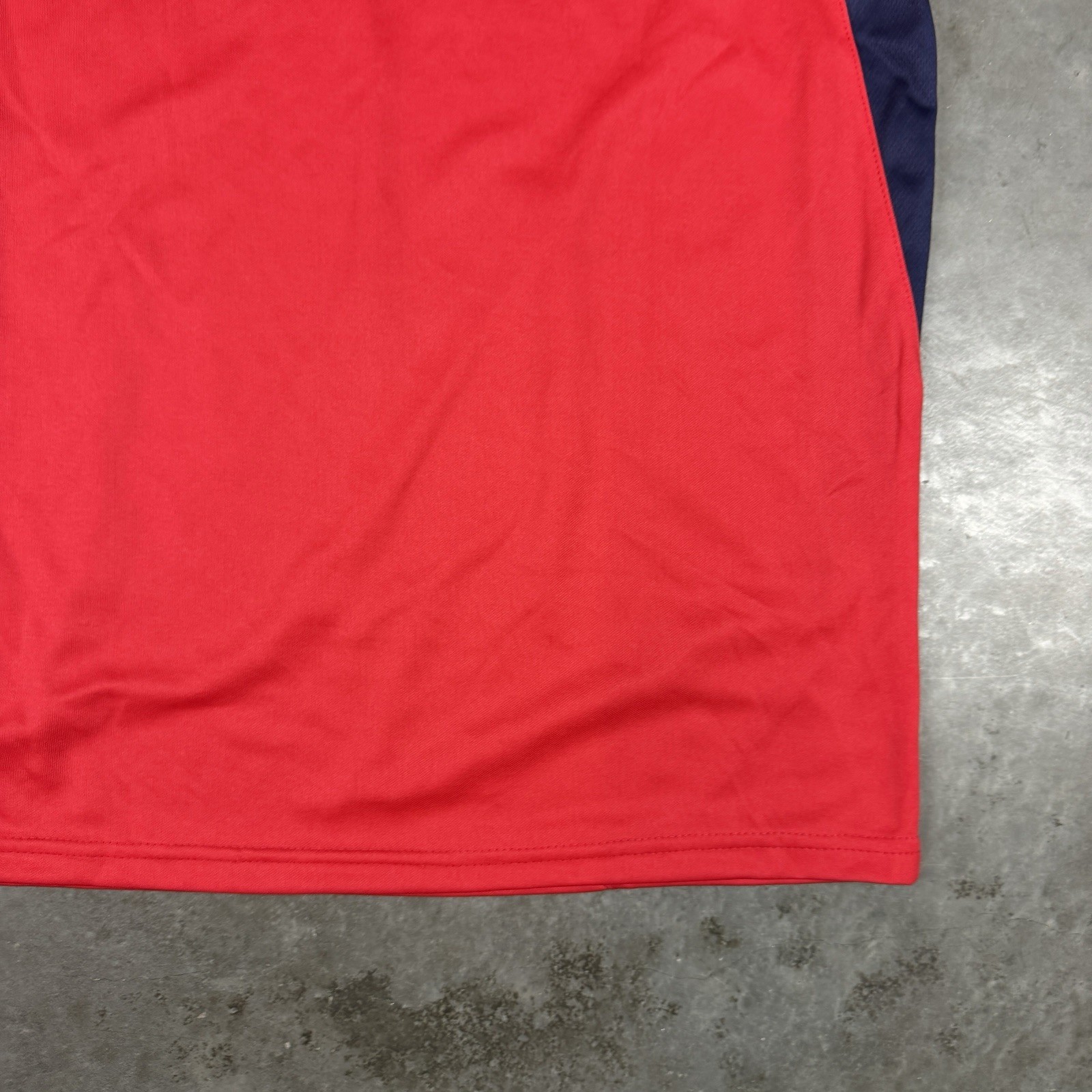 United States Soccer Jersey Mens Large Red Stretch Logo Quick Dry NWT