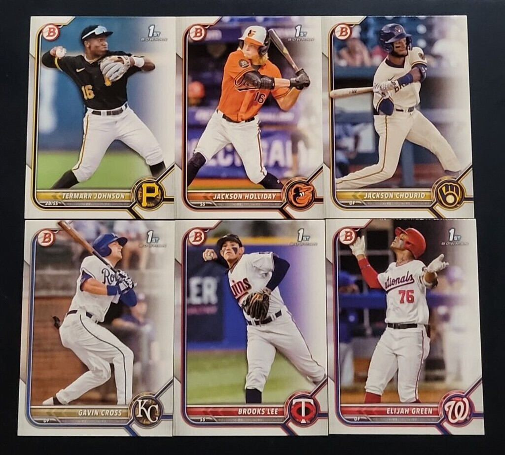 2022 Bowman Draft PAPER BASE BD-1 to BD-200 with 1st Prospect Cards You Pick