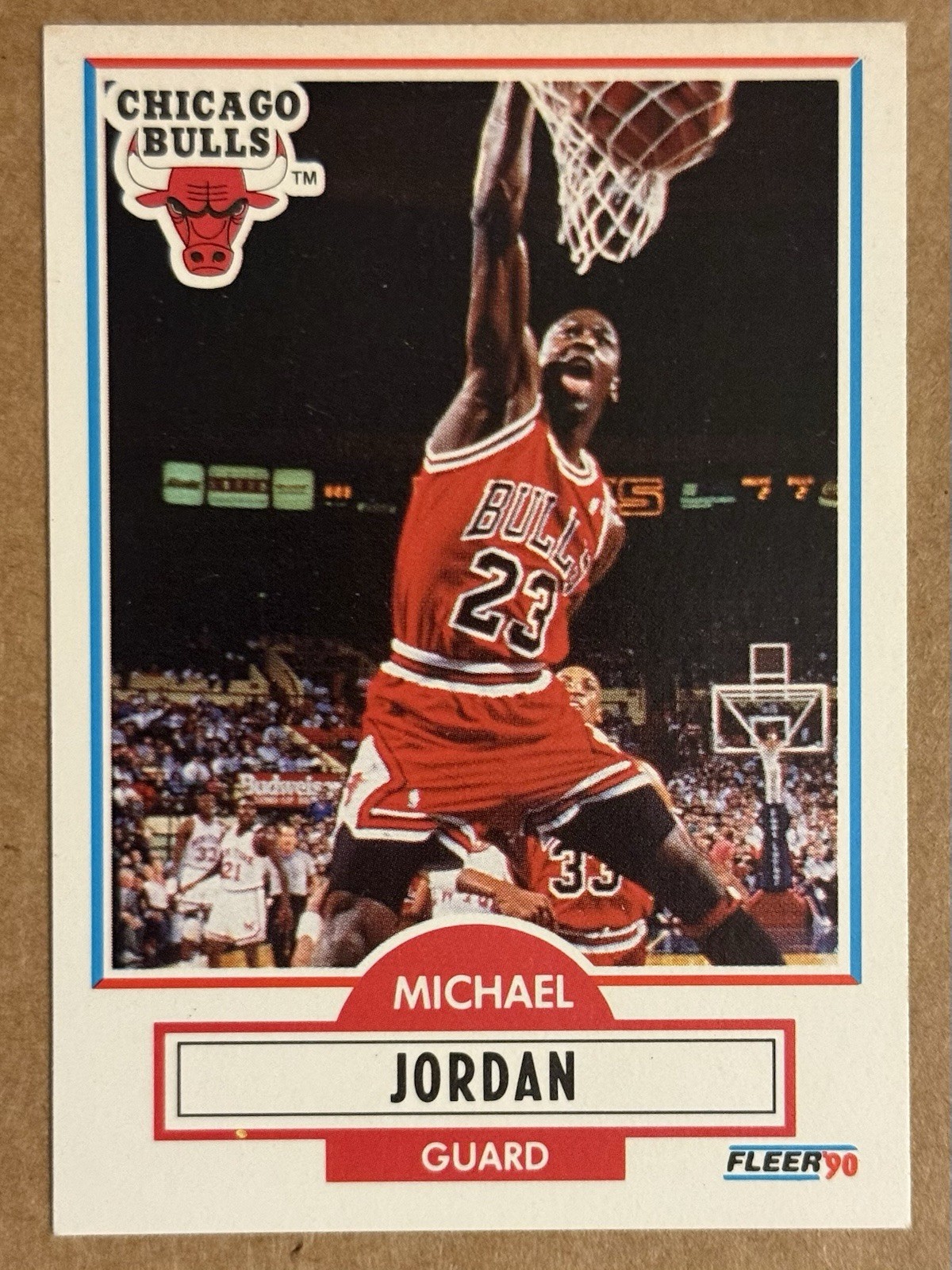 MICHAEL JORDAN 1990-91 Fleer – Chicago Bulls #26 GOAT HOF (a)