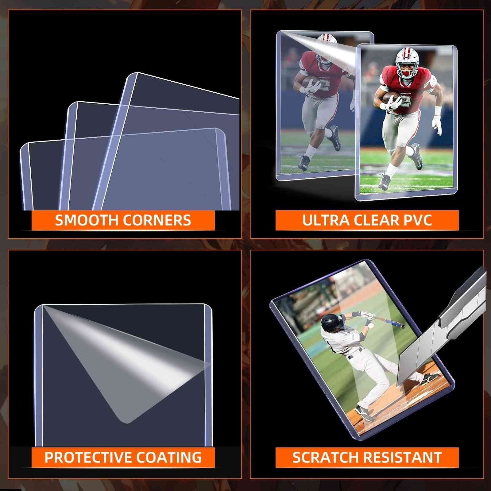 100/200/500/1000CT 3×4 Laminated Film Toploaders & Sleeves For 35pt Trading Card