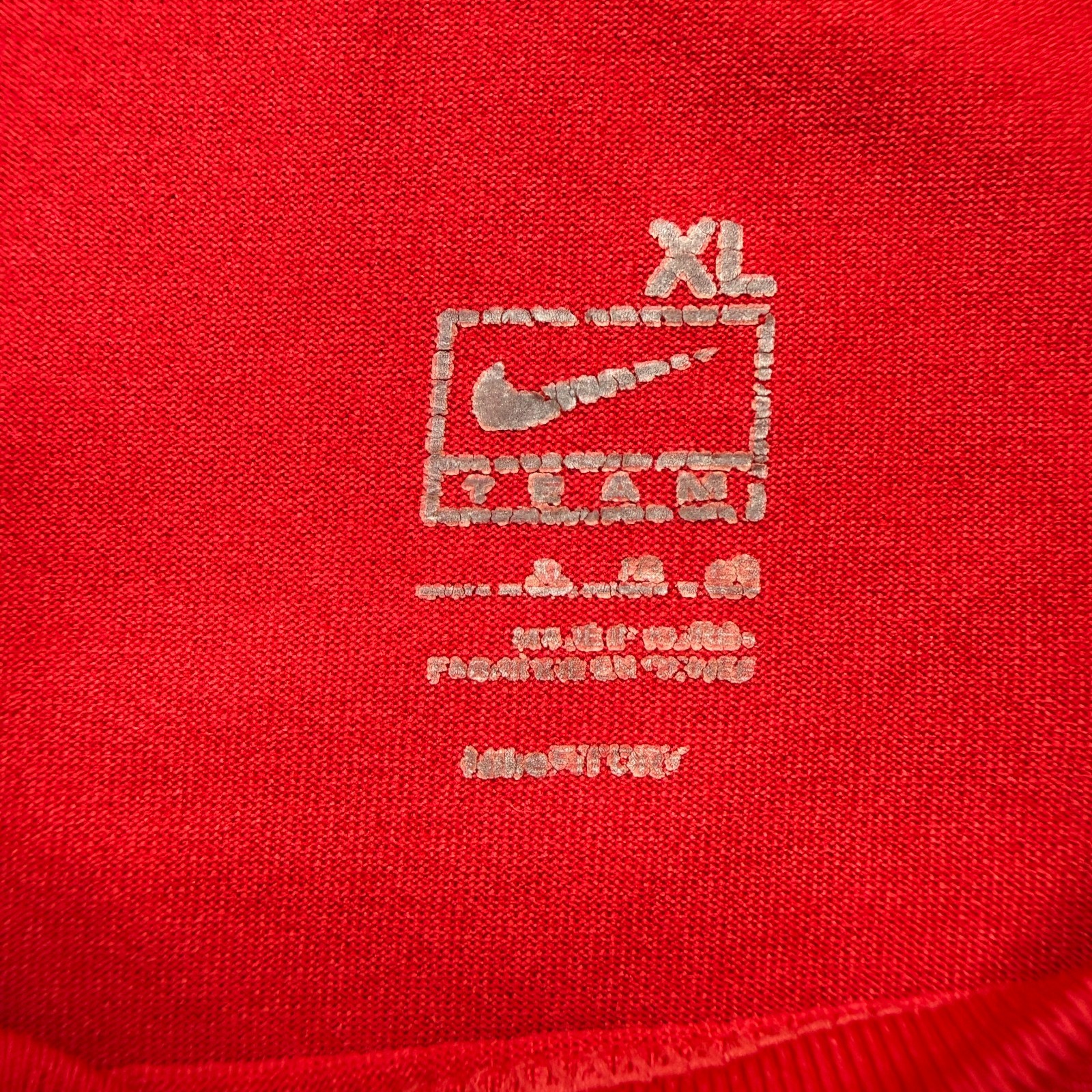 Georgia Bulldogs Nike Tank Top Shirt Men XL Red Performance Solid Sleeveless